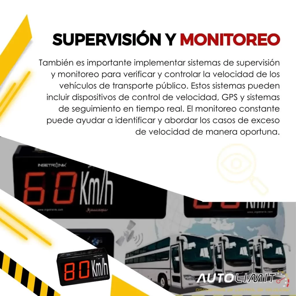 Estrategias para fomentar el control de velocidad en conductores de transporte público.