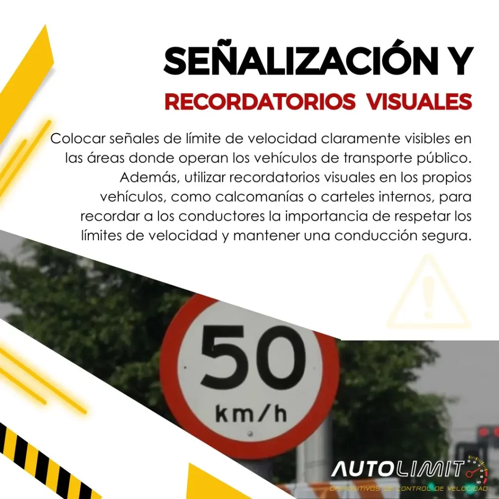 Estrategias para fomentar el control de velocidad en conductores de transporte público.