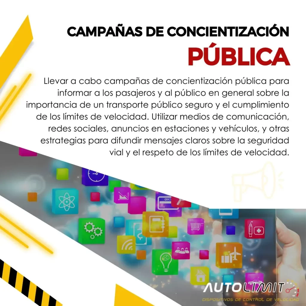 Estrategias para fomentar el control de velocidad en conductores de transporte público.